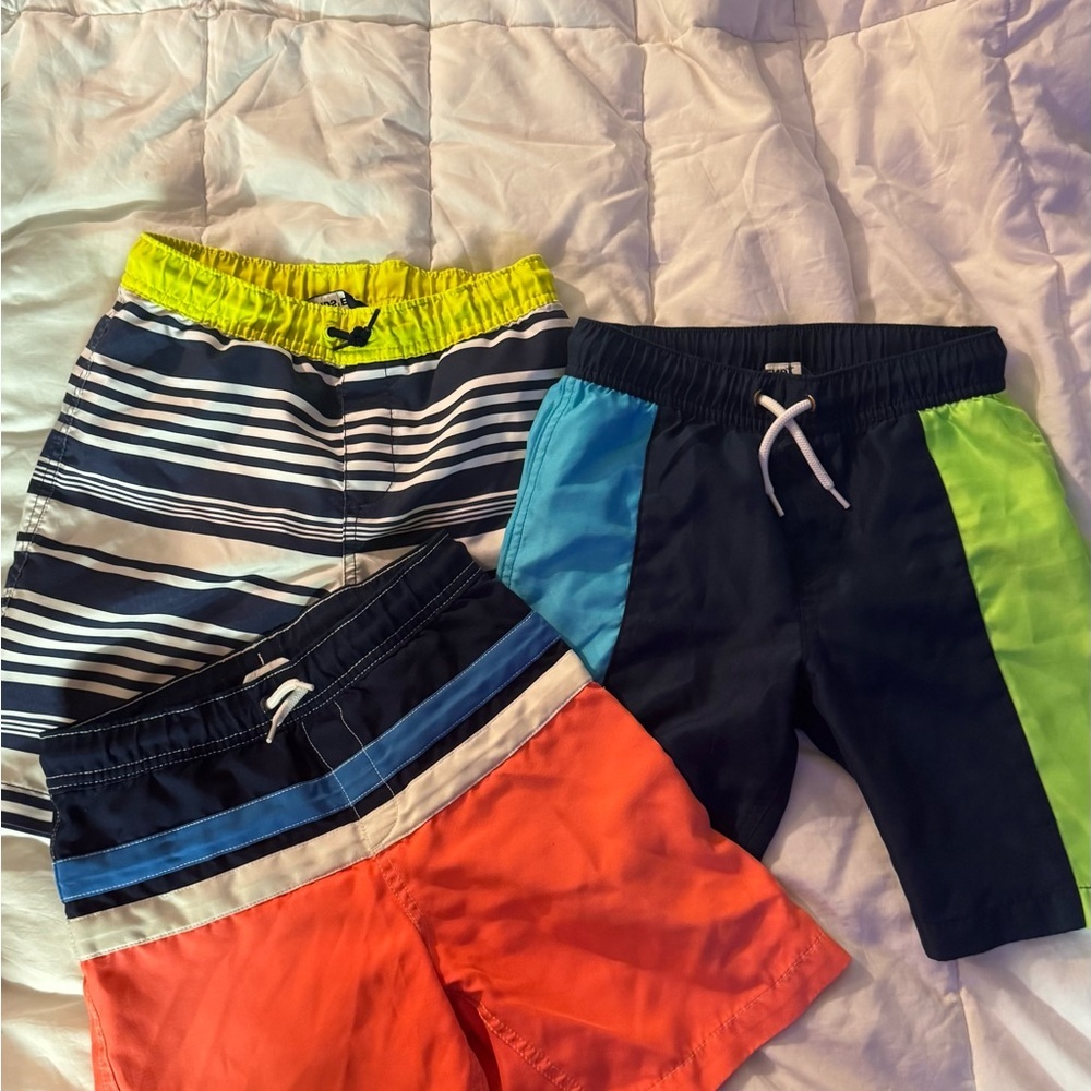 Lands End Boys Swimming Trunks Set